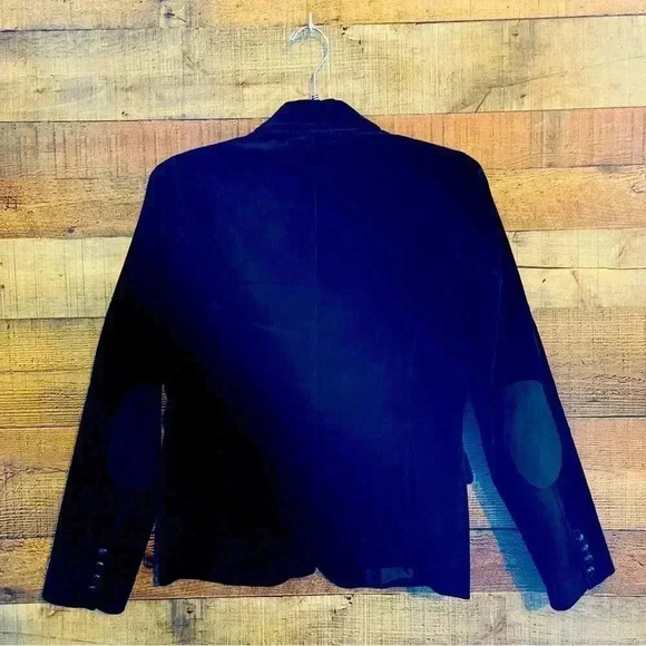 NWOT J. Crew Stretch Women’s Dark Brown Corduroy Elbow Patch Jacket - Picture 2 of 6